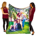 60" X 80" Heavy Weight Photo Sherpa Throw Blanket