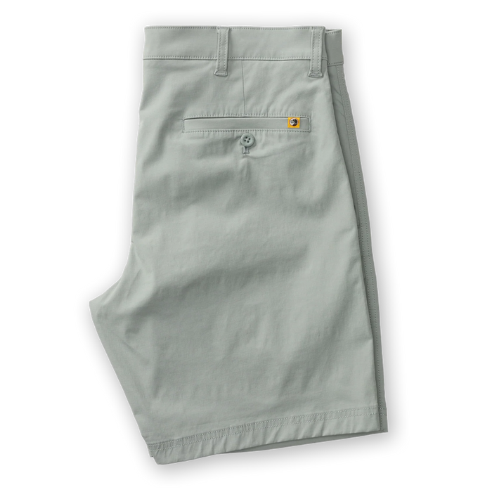8 in Harbor Perf Short (Quarry Grey)