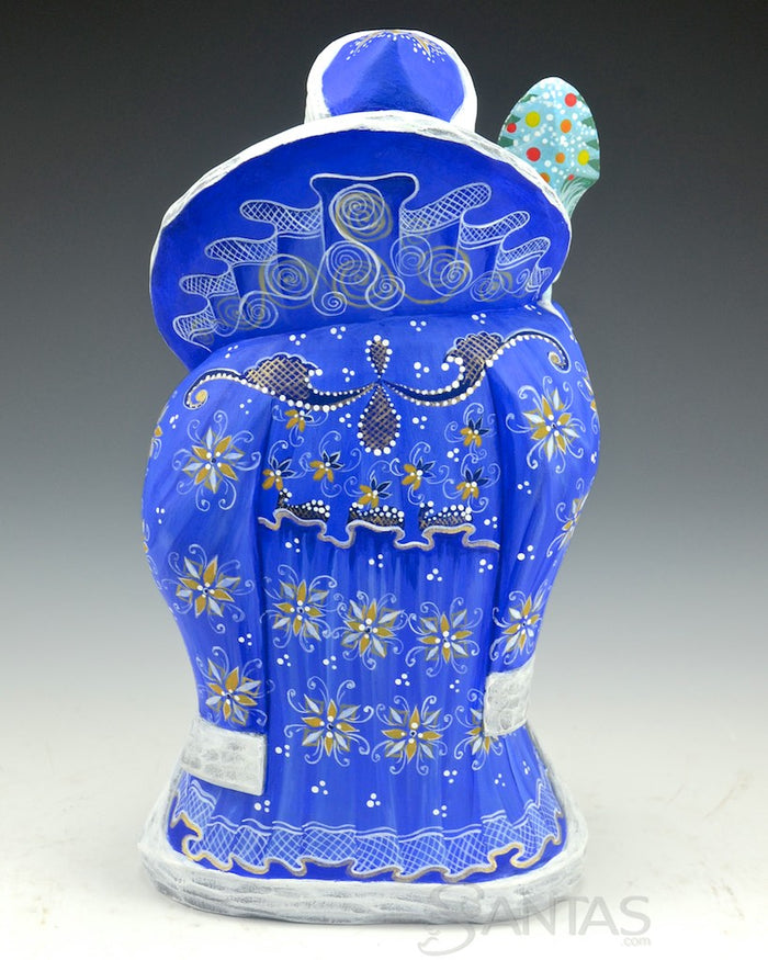 8 inch Blue Russian Santa