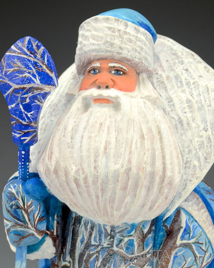 8 inch Scenic Russian Santa with Deer