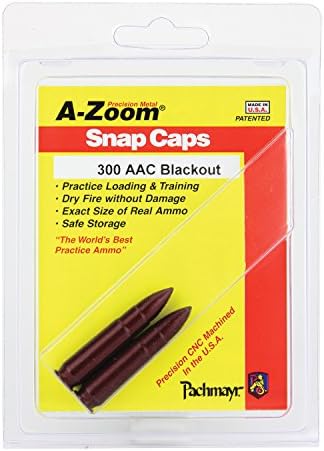 A-Zoom Action Proving Dummy Round 300 AAC Blackout Red Pack of 2