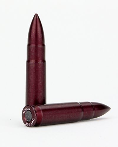 A-Zoom Action Proving Dummy Round 300 AAC Blackout Red Pack of 2
