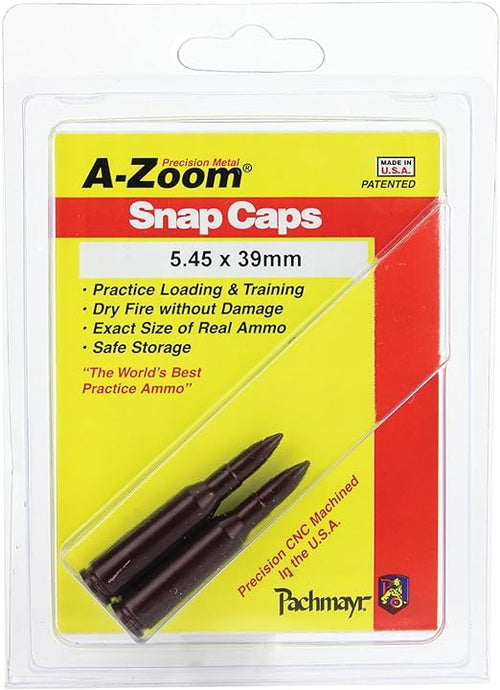 A-Zoom Action Proving Dummy Round 5.45x39mm Russian Red Pack of 2