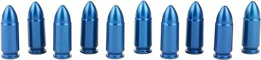 A-Zoom Action Proving Dummy Round 9mm Luger Blue Pack of 10