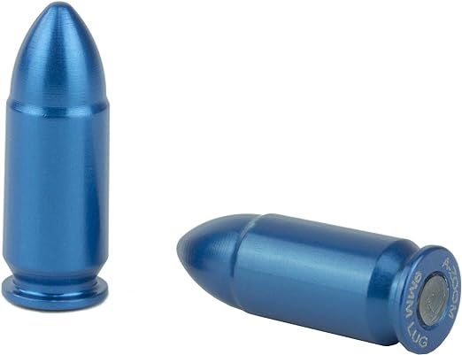 A-Zoom Action Proving Dummy Round 9mm Luger Blue Pack of 10