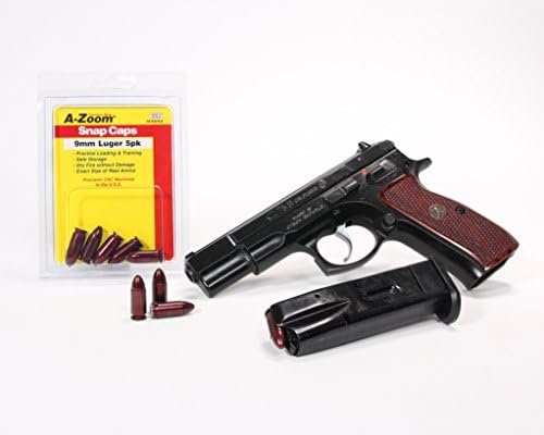 A-Zoom Action Proving Dummy Round 9mm Luger Red Pack of 5