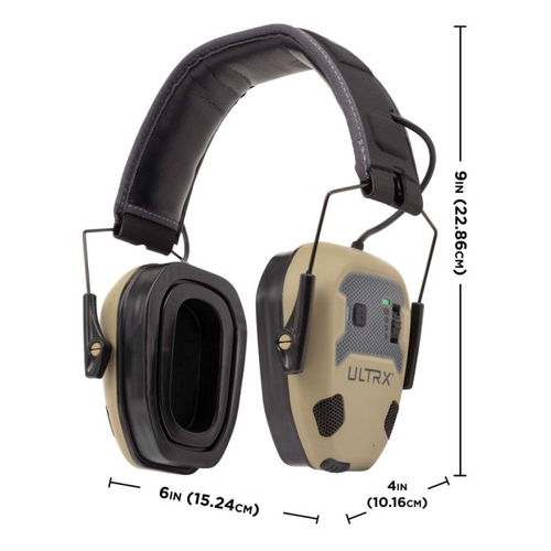 Allen Bionic Fuse Bluetooth Earmuff (NRR 22) Flat Dark Earth