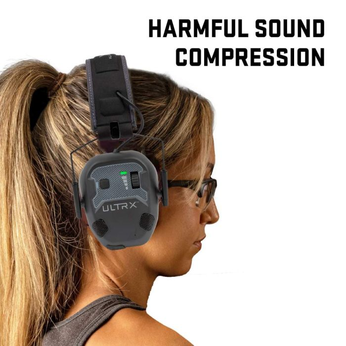 Allen Bionic Fuse Bluetooth Earmuff (NRR 22) Midnight Gray