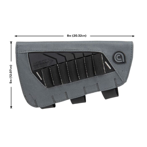 Allen Bridger Next Shot Premium Cartridge Carrier 223 Remington, 300 Winchester Magnum 7 Rounds Polyester Gray