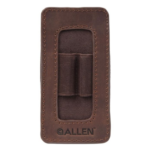 Allen Castle Rock Cartridge Carrier 223 Remington, 300 Winchester Magnum 2 Rounds Top Grain Leather Brown