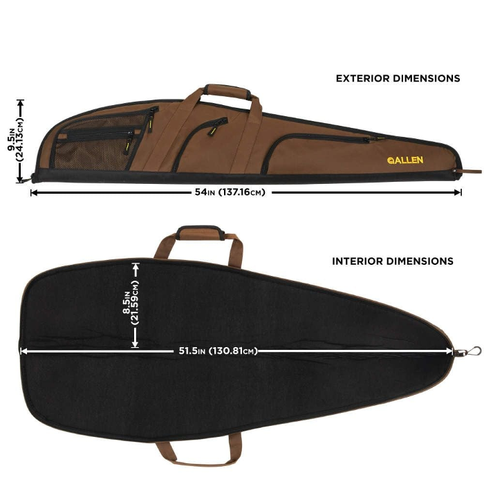 Allen Daytona 52" Shotgun Case Endura Mocha