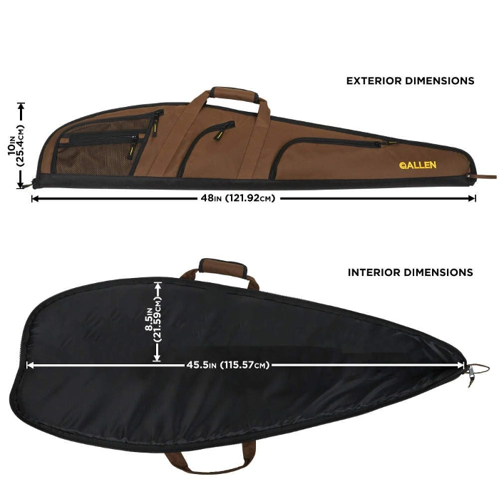 Allen Daytona Scoped 46" Rifle Case Endura Mocha