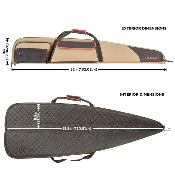 Allen Eliminator Lockable 52" Shotgun Case Black