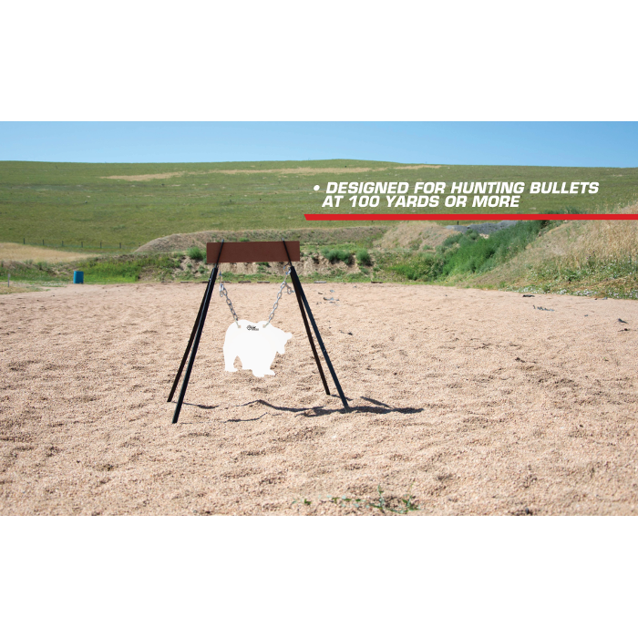 Allen EZ-Aim Bear Silhouette Gong AR500 Steel Target