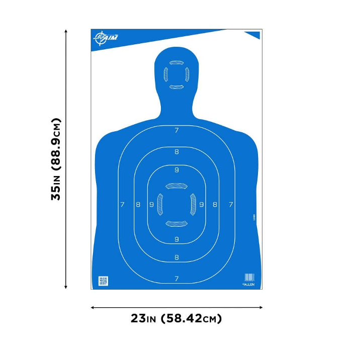 Allen EZ-Aim Silhouette Target 23"x35" Pack of 100