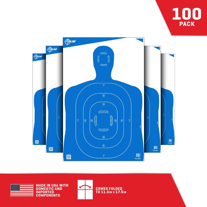Allen EZ-Aim Silhouette Target 23"x35" Pack of 100