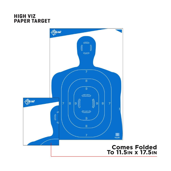 Allen EZ-Aim Silhouette Target 23"x35" Pack of 100