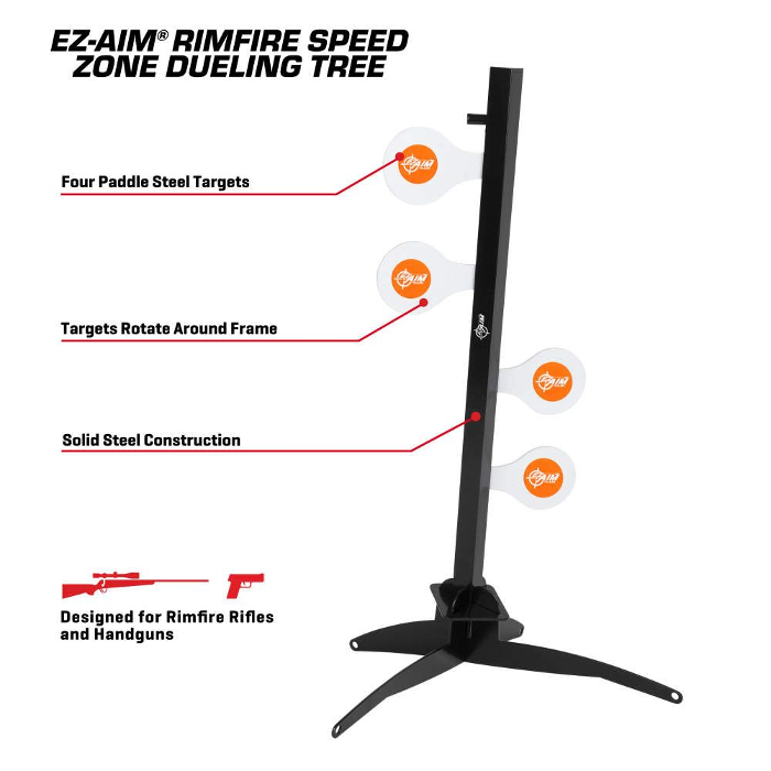 Allen EZ-Aim Speed Zone Rimfire Dueling Tree Steel Target