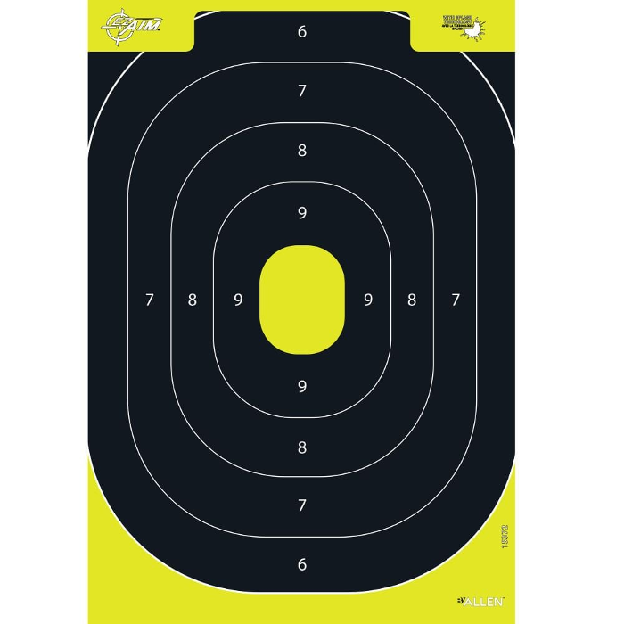 Allen EZ-Aim Splash Reactive Adhesive Target 12"x18" Pad of 30