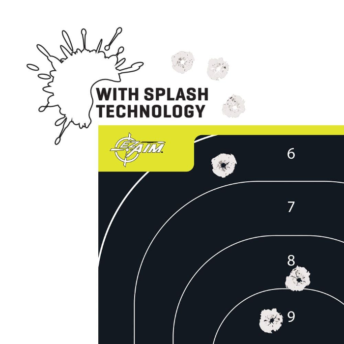 Allen EZ-Aim Splash Reactive Adhesive Target 12"x18" Pad of 30