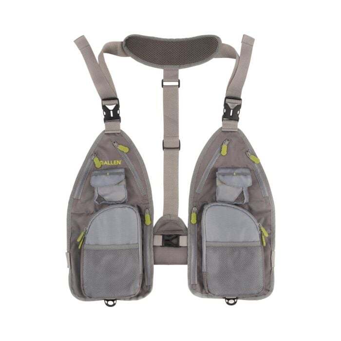 Allen Gallatin Ultra Light Fly Fishing Vest Gray