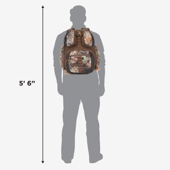 Allen Gear Fit Pursuit Bruiser Treestand Hunting Backpack Aluminum Mossy Oak Break-Up Country