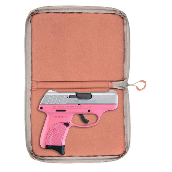 Allen Girls With Guns Roses Are Gold Lockable Pistol Case Rose