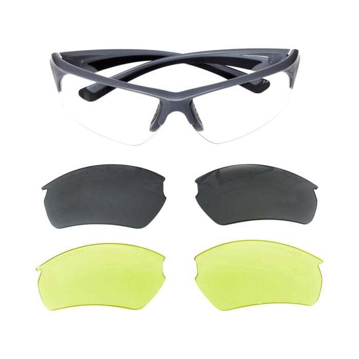 Allen Ion Unisex Shooting Glasses with Interchangeable Lenses