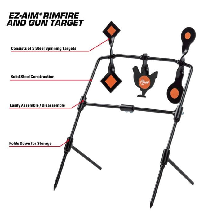 Allen Rimfire & Airgun Steel Target Kit