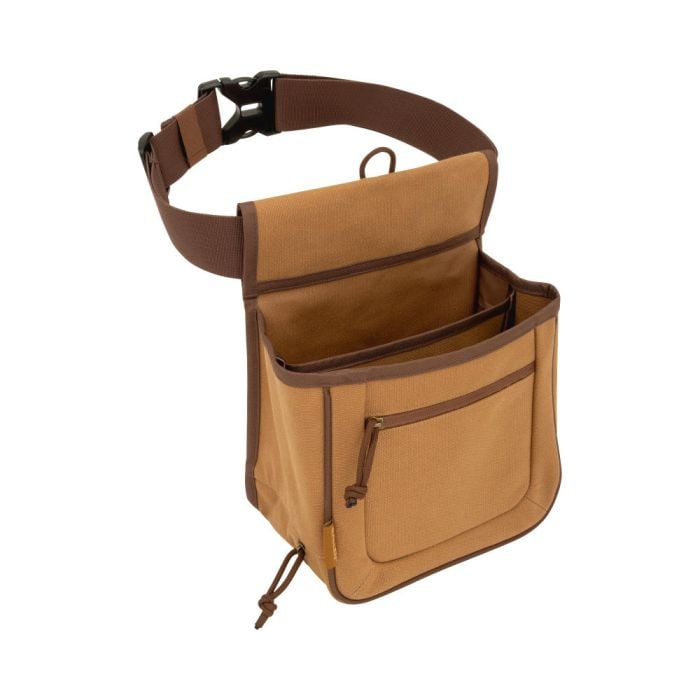 Allen Rival 2 Compartment Shell Bag Cotton Canvas Tan