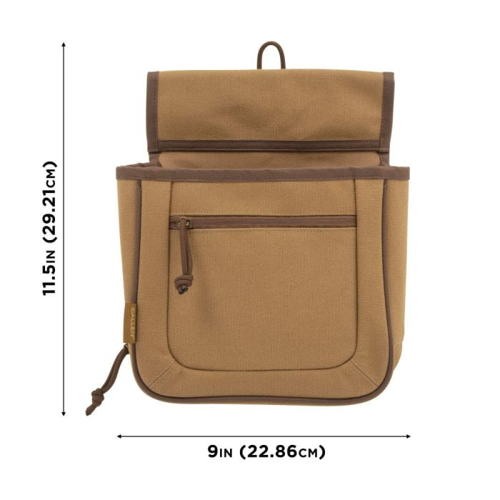Allen Rival 2 Compartment Shell Bag Cotton Canvas Tan