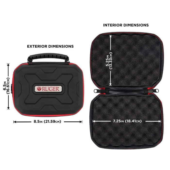 Allen Ruger Phoenix Hardshell Lockable 7" Pistol Case Black