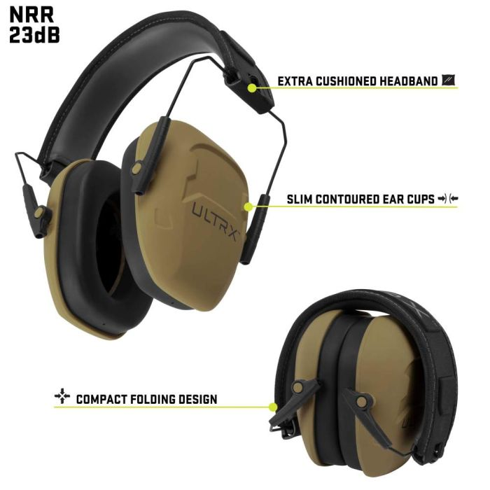 Allen Shield Earmuff (NRR 23) Flat Dark Earth