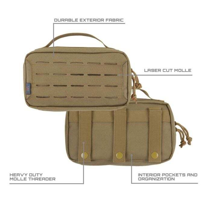 Allen Tac-Six Contingent Tactical Accessory Pouch 600D Polyester Coyote