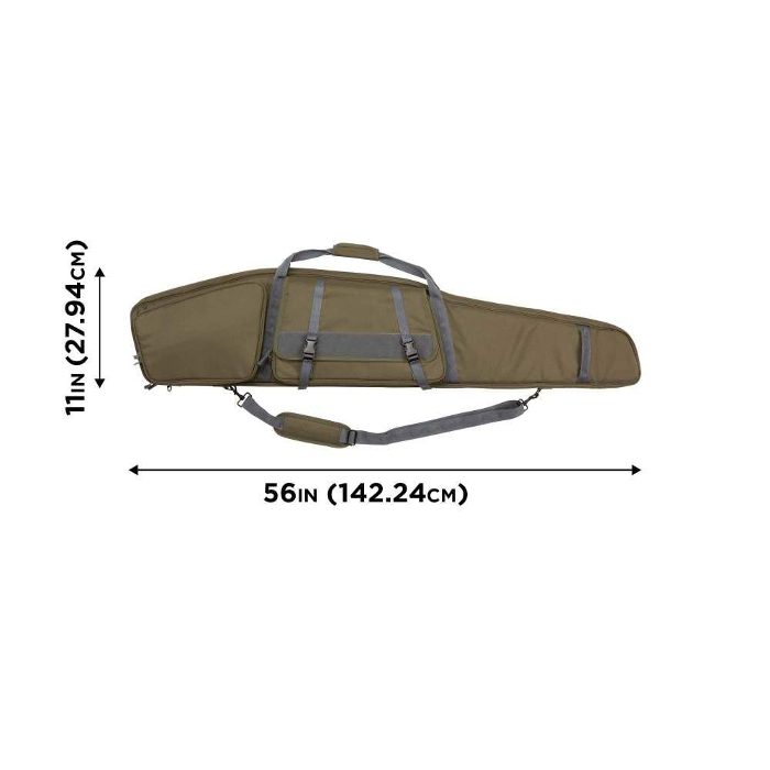 Allen Tac-Six Garrison Lockable 56" Rifle Case 600D Polyester Olive Drab