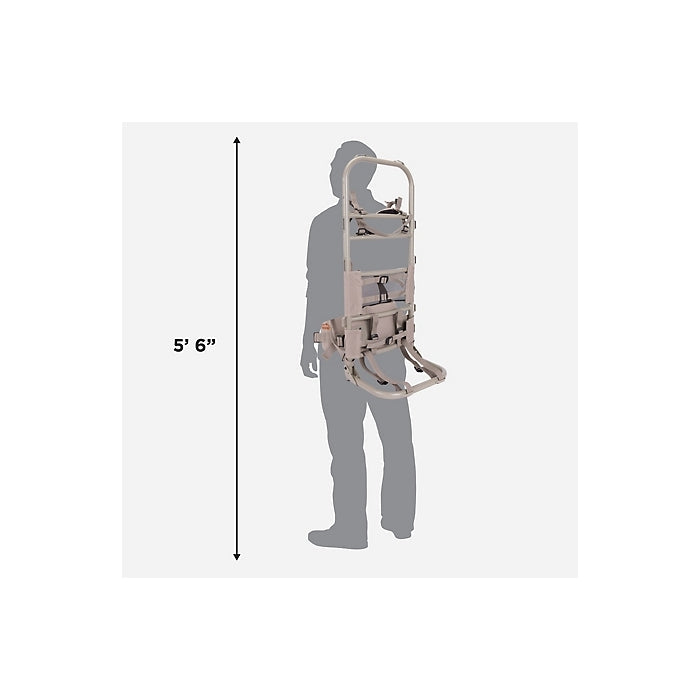 Allen Terrain Rock Canyon External Backpack Frame Aluminum Tan