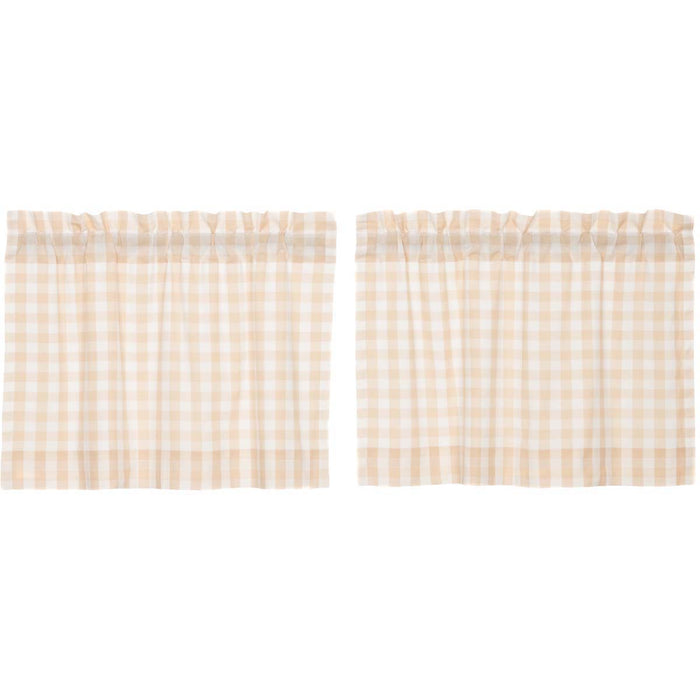 Annie Buffalo Tan Check Tier Set of 2 L24xW36
