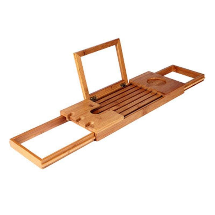 Bamboo Retractable Bathtub Tray