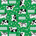 Barnyard Rules Moo Crew Cotton Fabric