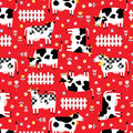 Barnyard Rules Moo Crew Cotton Fabric