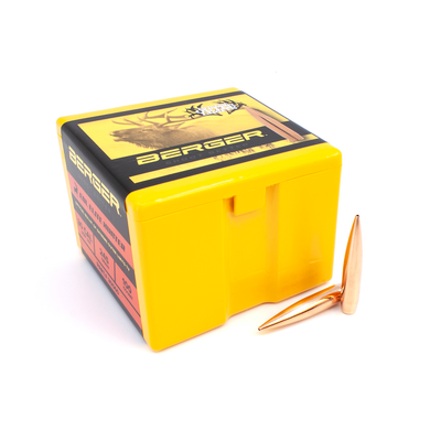 Berger .308 Diameter 245 Grain Boat Tail Hollow Point Elite Hunter Bullets