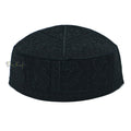Black Exclusive Embroidered Circle Design Rigid-Semi Rigid Pakistan Kufis