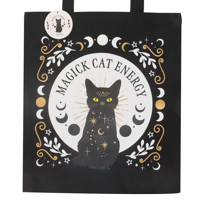 Black Magick Cat Energy Tote Bag 🇬🇧
