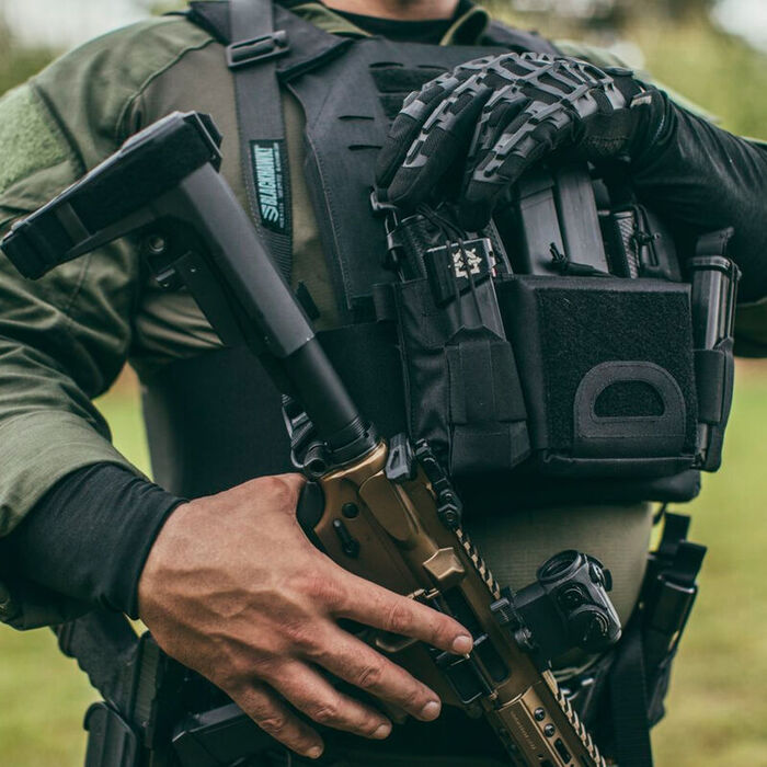 Blackhawk Foundation Series First Responder Placard and Mag Pouch 3 AR-15 Magazines