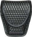 BLACKHAWK Molded Basketweave Double Handcuff Case Nylon Black