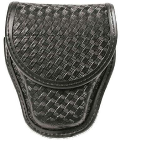 BLACKHAWK Molded Basketweave Double Handcuff Case Nylon Black
