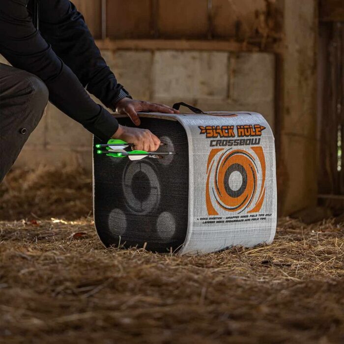 Block Black Hole Crossbow Foam Archery Target Black and White