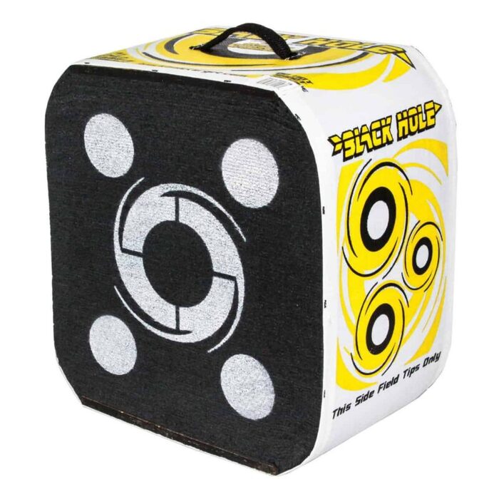 Block Black Hole Foam Archery Target Black and White