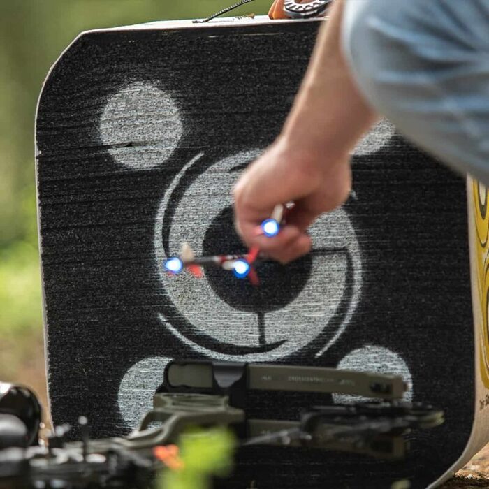 Block Black Hole Foam Archery Target Black and White