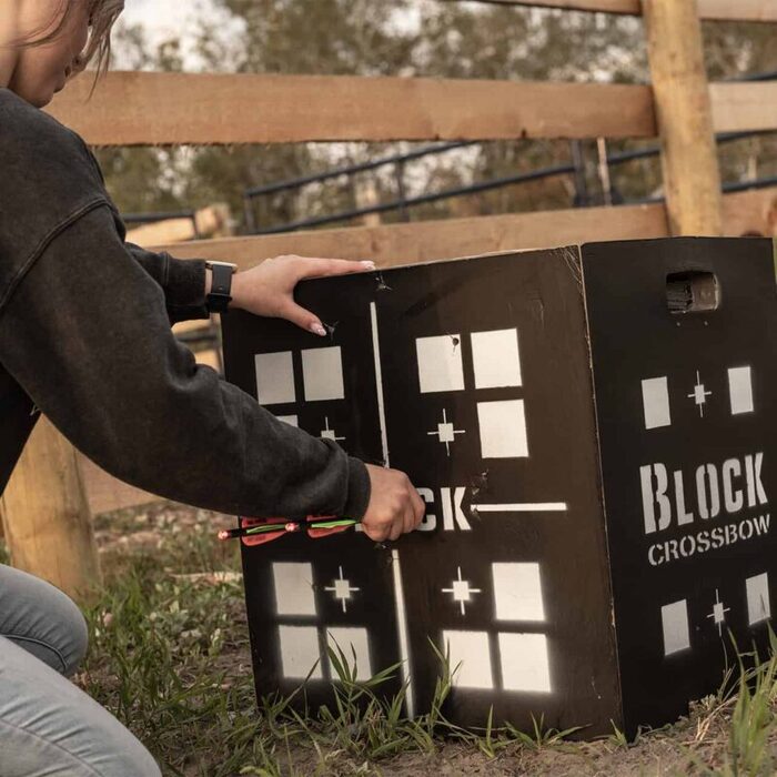 Block Infinity Crossbow Foam Archery Target 21.25 Black and White
